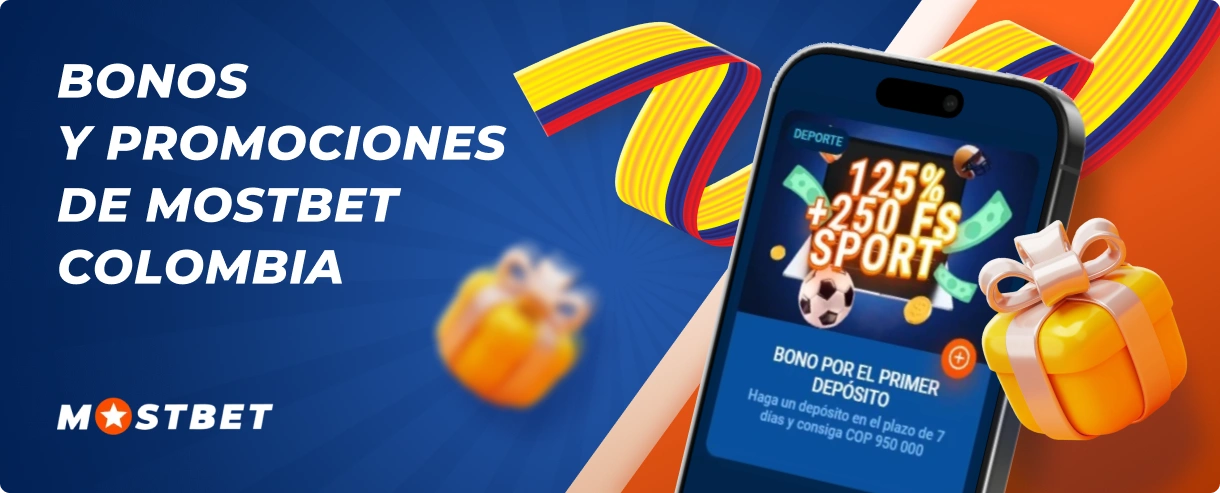 Bonos y promociones de Mostbet Colombia