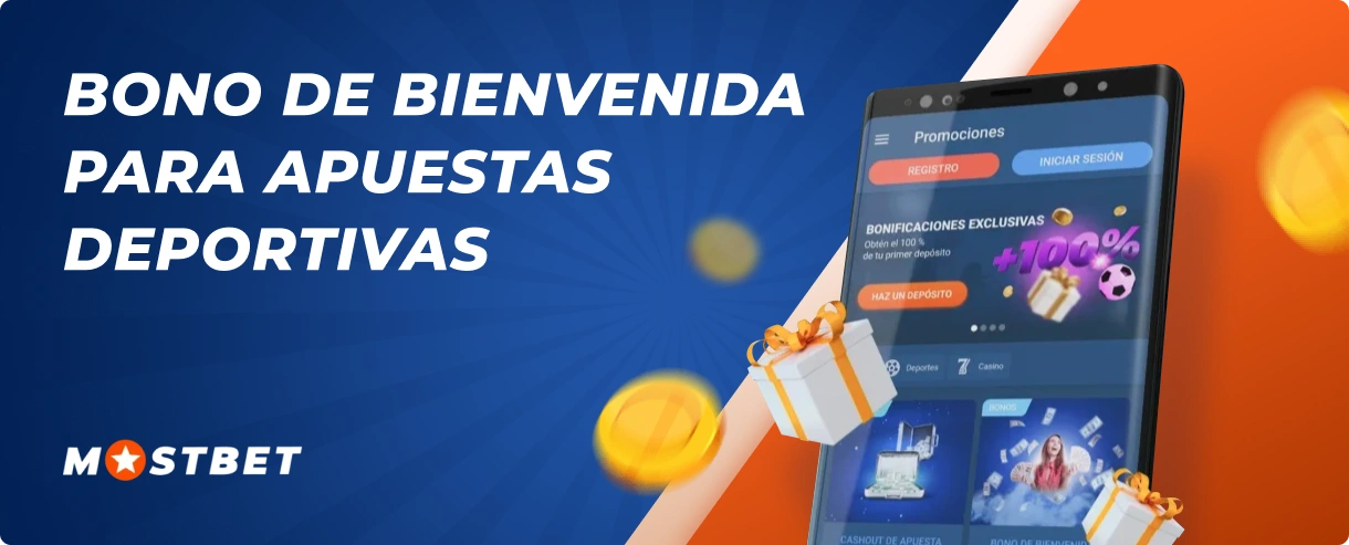 Bono de bienvenida para apuestas deportivas en Mostbet